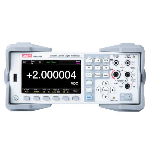 UNI-T UT8806EG is the GPIB variant of the UT8806E 6½-digit bench digital multimeter, with IEEE-488.2 GPIB