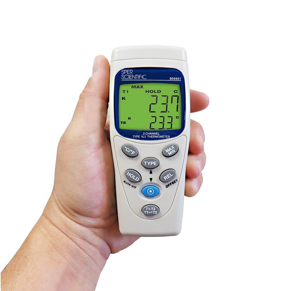 Thermocouple Thermometer Handheld K Type Contact Thermometer Digital  Thermometer with K Type Thermocouple Wire: : Industrial &  Scientific