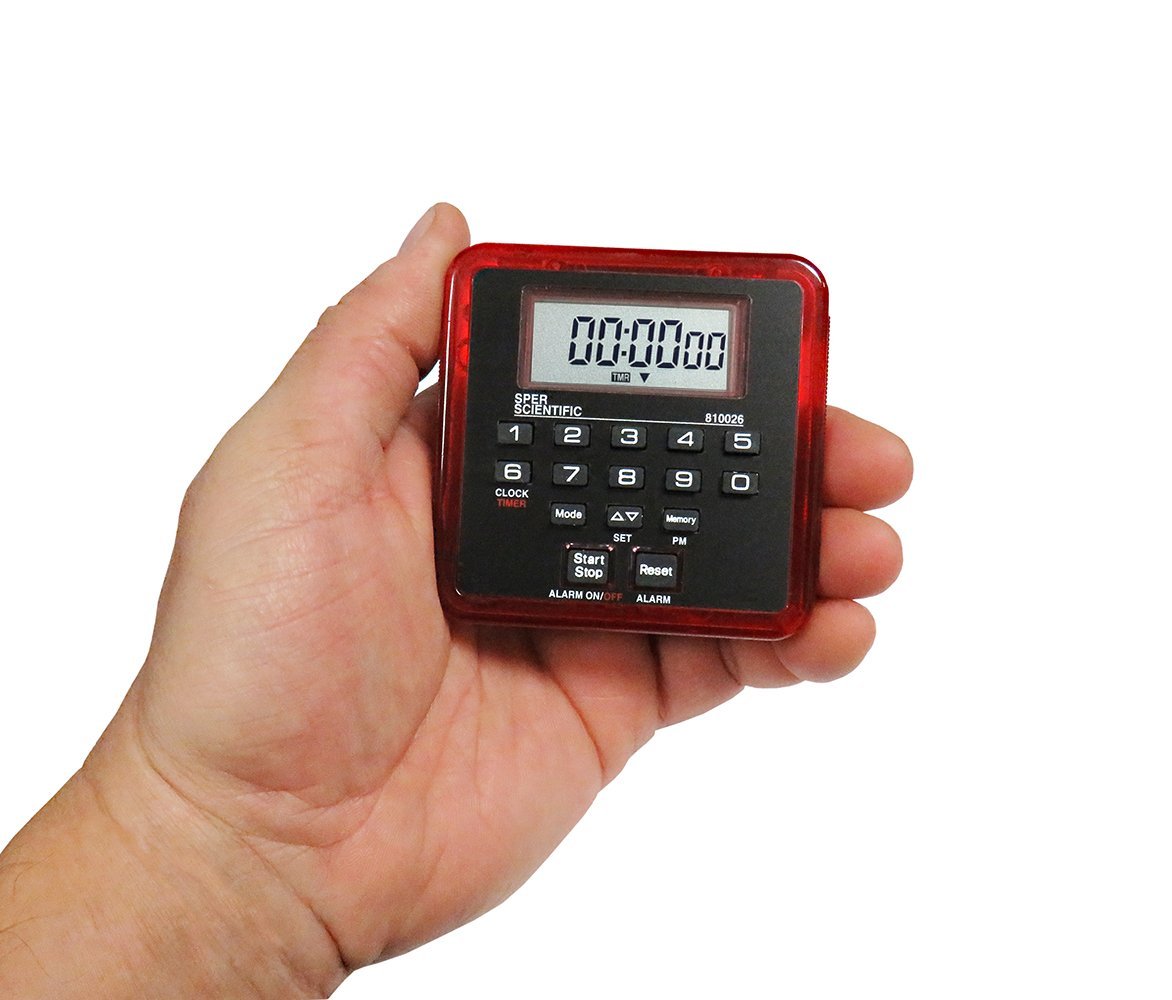 Count Up/Count Down Timer - 100 Hrs. – Sper Scientific Direct