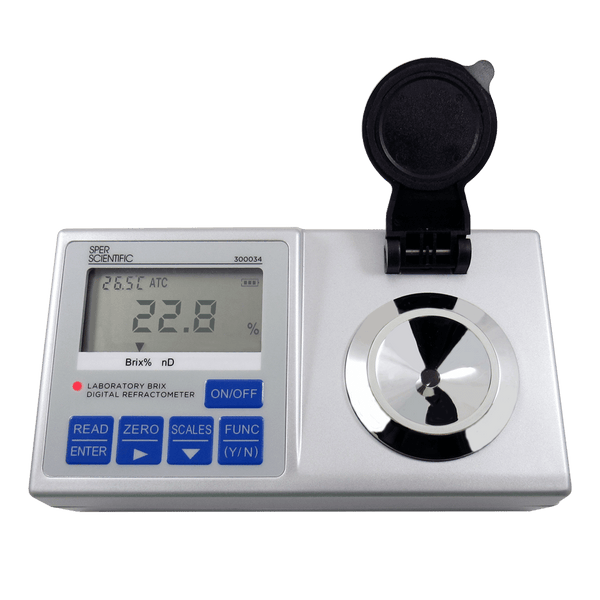 Lab Digital Refractometer - Brix 0 to 88% | Sper Scientific Direct