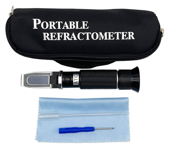 Beer Brewing Refractometer - 0 to 20% with ATC