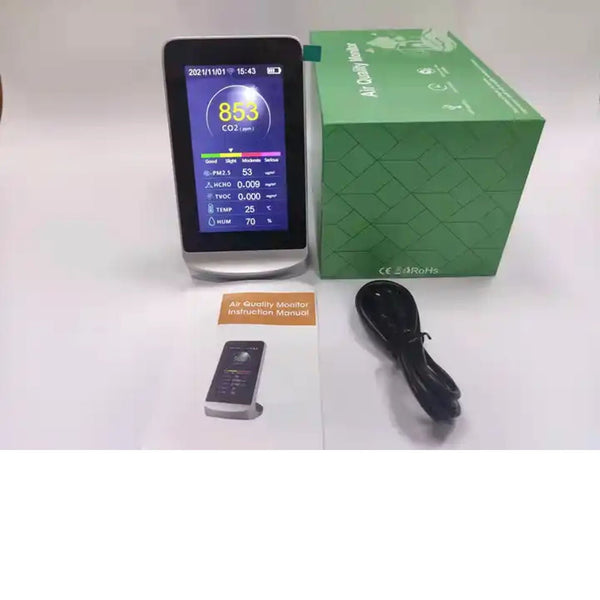 IAQ indoor air quality monitor with wifi unboxed
