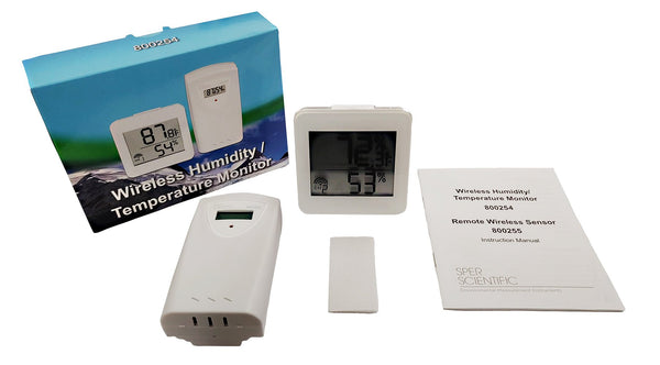 Wireless Humidity and Temperature Monitor Set