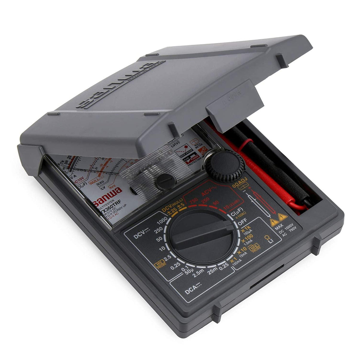 Sanwa YX360TRF | Analog Multimeter with Built-In Case | Sanwa