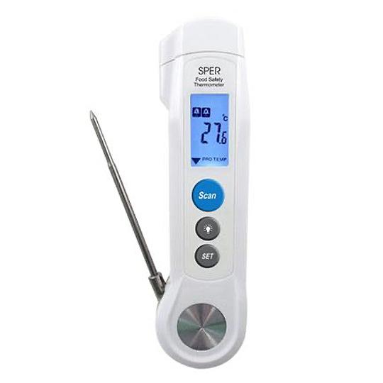 Wall Mounted IR Thermometer with Large Color LED Display and Talkback –  Sper Scientific Direct