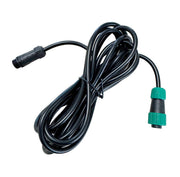 Black extension cable for dissolved oxygen meter by Sper Scientific with green connectors, bundled together.
