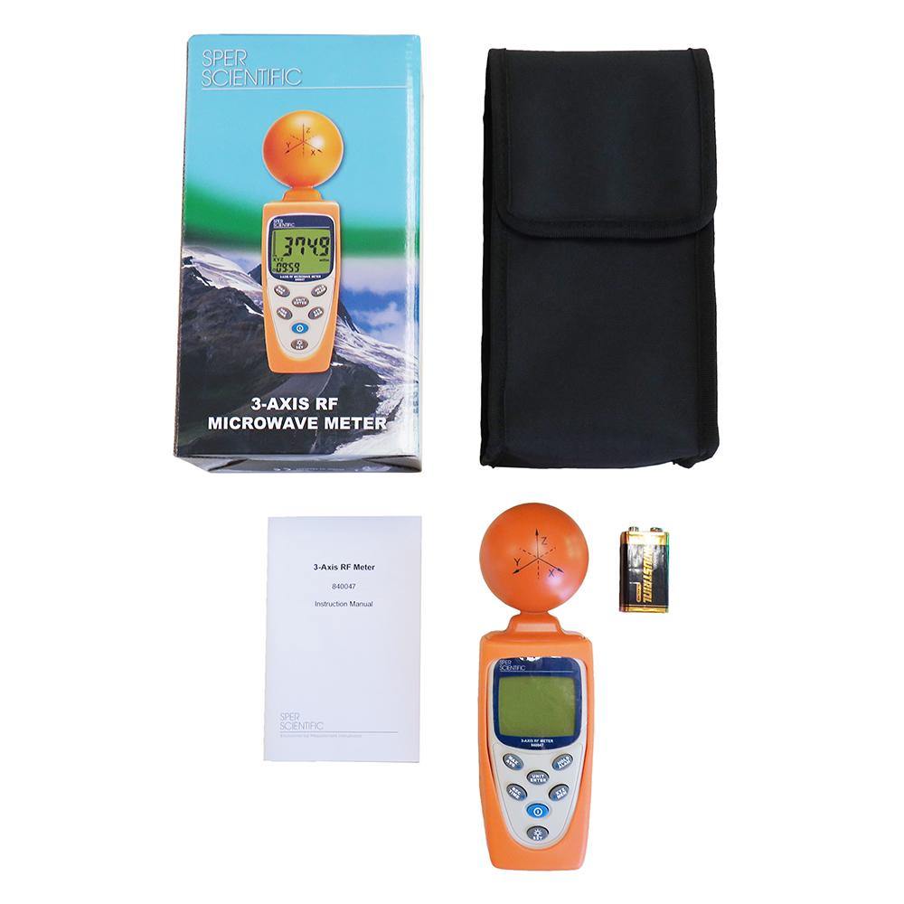 3 Axis RF Meter - Sper Scientific Direct