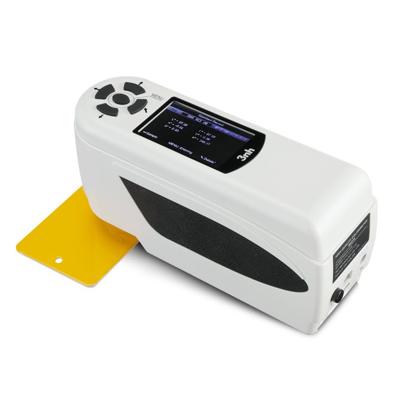3nh NH310 Portable Colorimeter with yellow sample