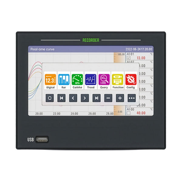 6 Channel Multi-Parameter Datalogger | Temperature RTD Pressure 4-20mA 0-5V Voltage with RS485  & Ethernet