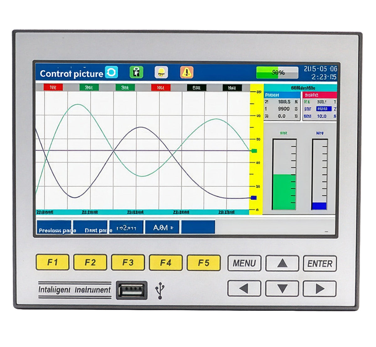 6 Channel Multi-Parameter Datalogger | Temperature RTD Pressure 4-20mA 0-5V Voltage with RS485 -