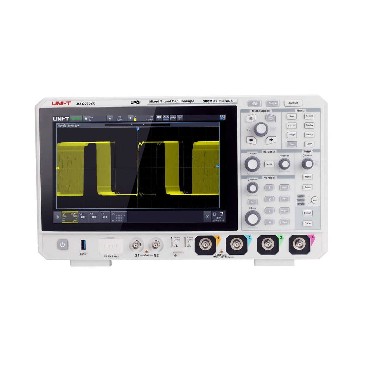 MSO2304X 300 MHz 4Ch Mixed Signal Oscilloscope — mso2304x-300-mhz-4ch-mixed-signal-oscilloscope — Digital Oscilloscopes — Uni-Trend US