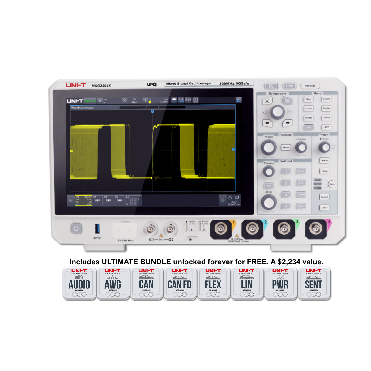 MSO2204X 200 MHz 4Ch Mixed Signal Oscilloscope — mso2204x-200-mhz-4ch-mixed-signal-oscilloscope — Digital Oscilloscopes — Uni-Trend US