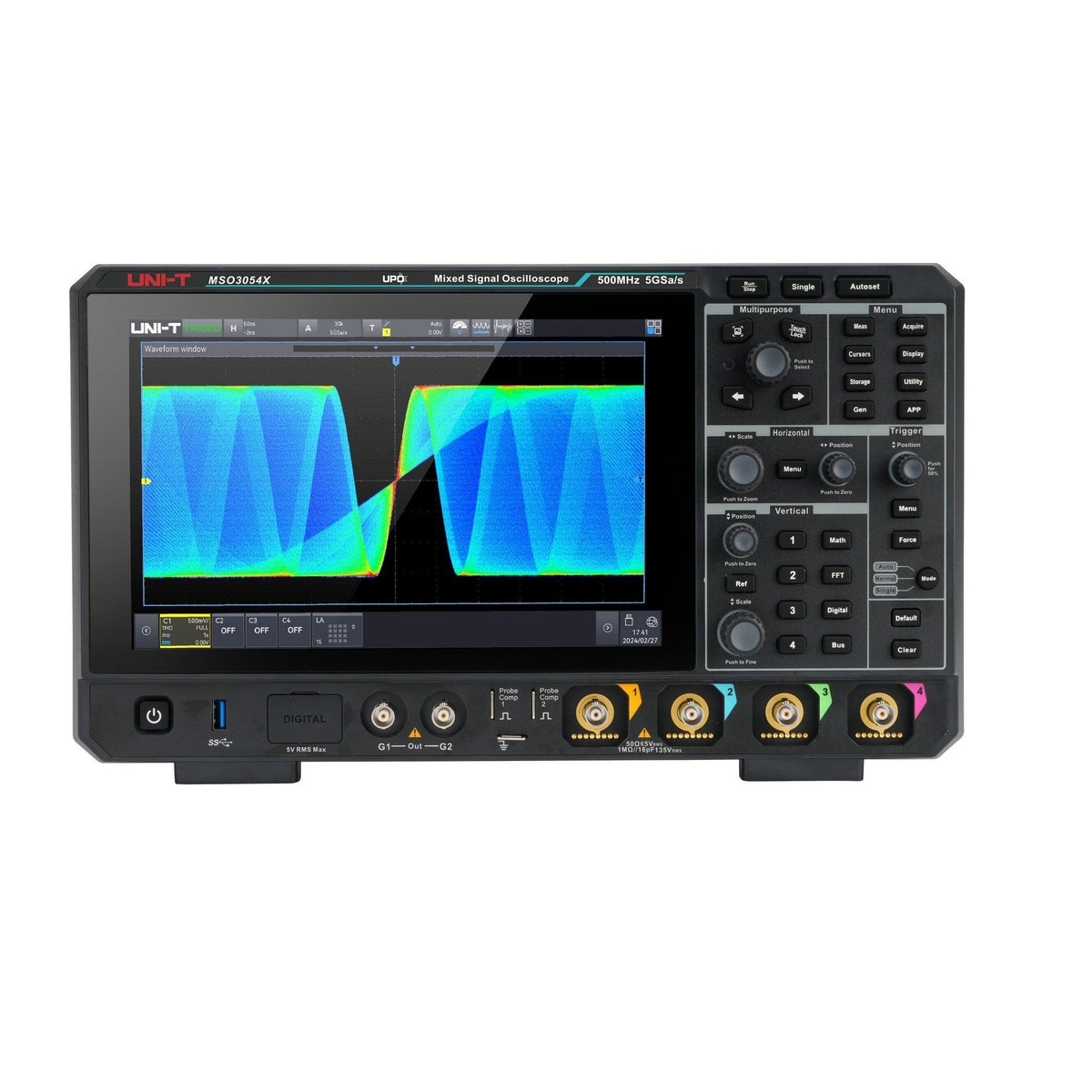 MSO3054X 500 MHz 4Ch Mixed Signal Oscilloscope — mso3054x-500-mhz-4ch-mixed-signal-oscilloscope — Digital Oscilloscopes — Uni-Trend US