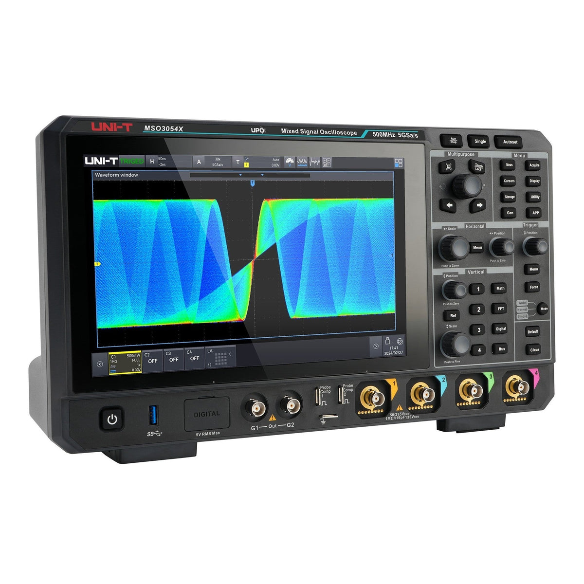 MSO3054X 500 MHz 4Ch Mixed Signal Oscilloscope — mso3054x-500-mhz-4ch-mixed-signal-oscilloscope — Digital Oscilloscopes — Uni-Trend US