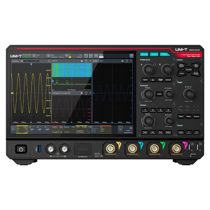 MSO5034HD 350 MHz 4Ch 12-Bit Mixed Signal Oscilloscope — mso5034hd-350-mhz-4ch-12-bit-mixed-signal-oscilloscope — Digital Oscilloscopes — Uni-Trend US