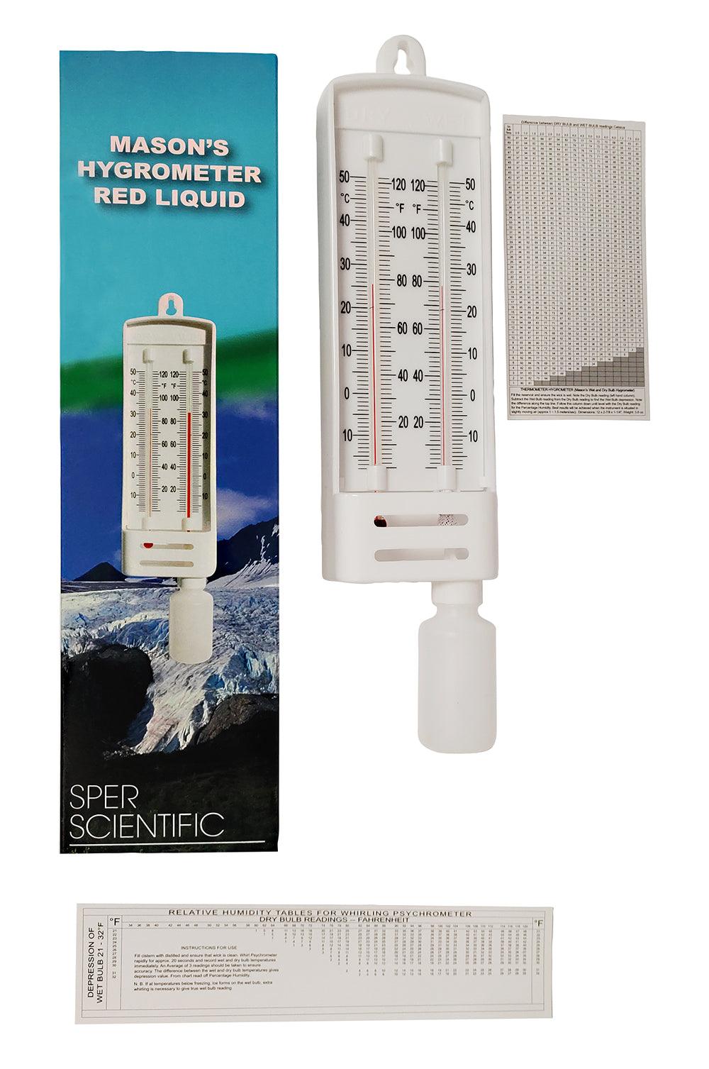 Mason's Hygrometer | Sper Scientific Direct
