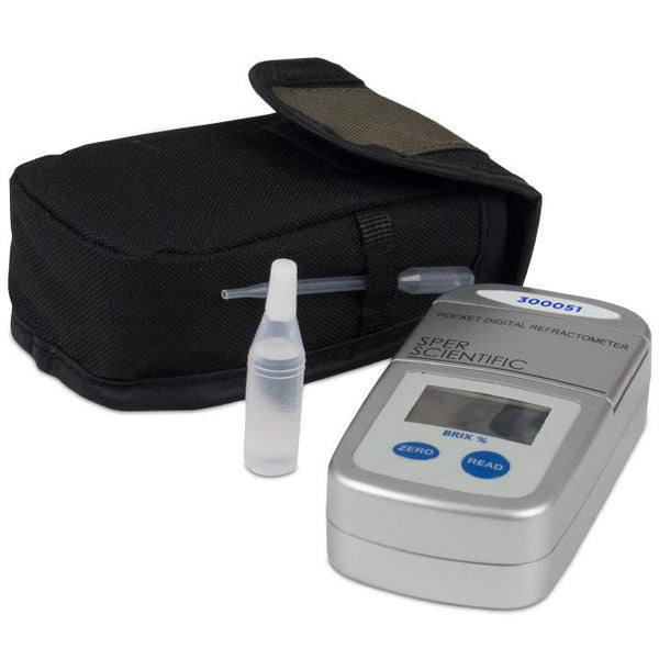 Pocket Digital Refractometer - Brix: 0 to 88% | Sper Scientific Direct