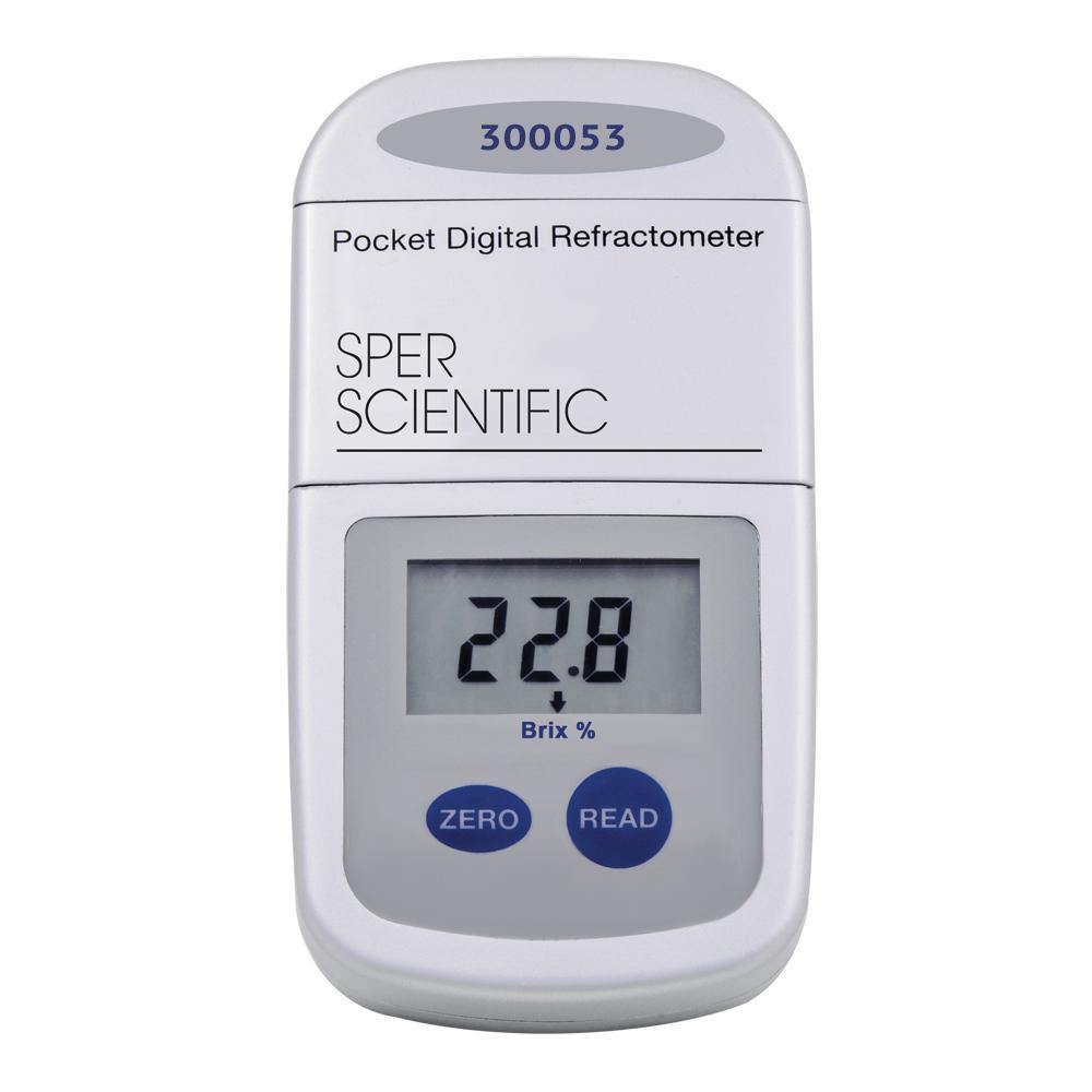Refractometer Digital Pocket Digital Refractometer - Brix Range 0-88% Accuracy – Sper ...