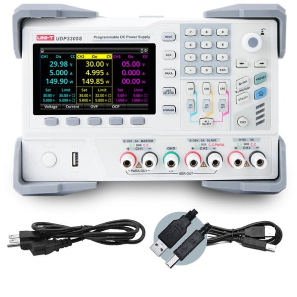 UDP3305S 4Ch 328W 30V/5A Programmable Linear DC Power Supply