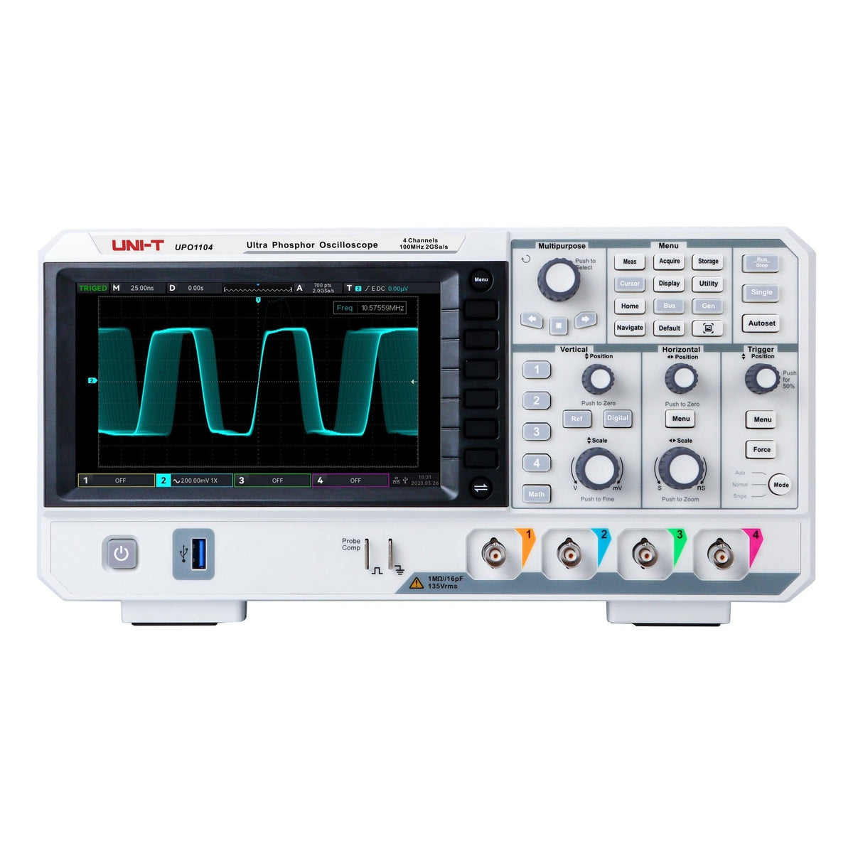 UPO1104 100 MHz 4Ch Digital Storage Oscilloscope — upo1104-100-mhz-4ch-digital-storage-oscilloscope — Digital Oscilloscopes — Uni-Trend US