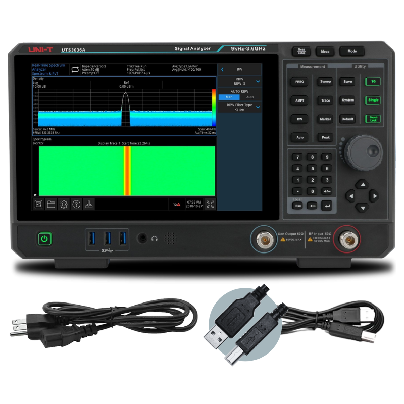 Analizador de señales serie Performance UTS3036A de 3,6 GHz