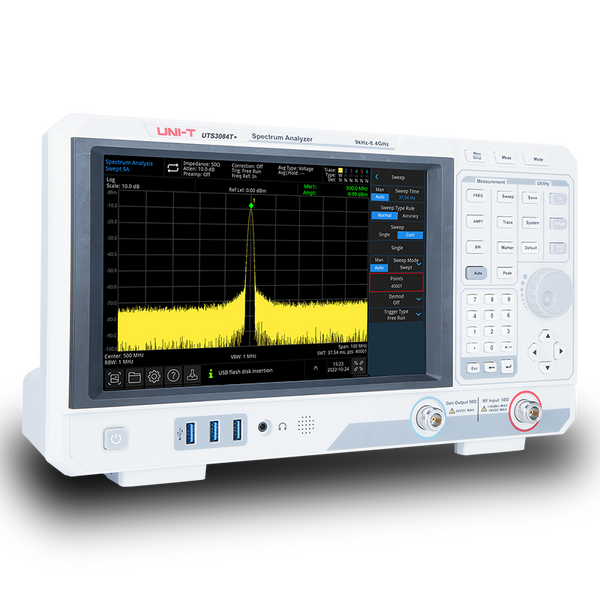 UTS3036T+ 3.6 GHz Spectrum Analyzer with Tracking Generator