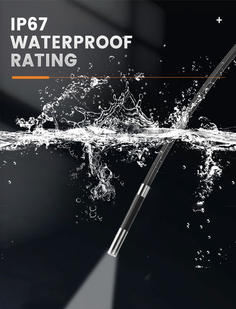 BRK-30 Pro Series 360° Articulating HD Borescope - Waterproof IP 67 Rating