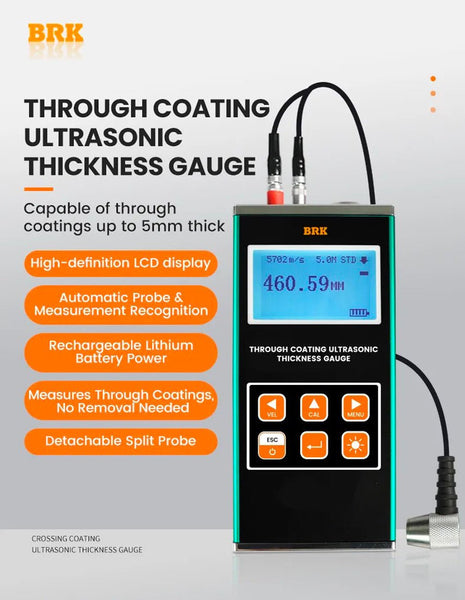 BT-T7 Through Coating Ultrasonic Thickness Gauge