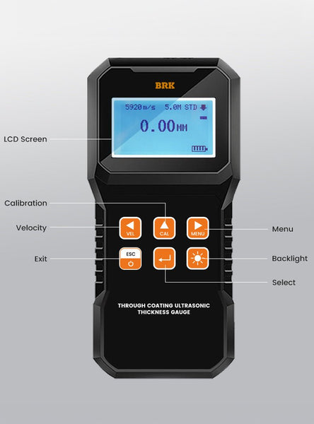 BT-T7A Through Coating Ultrasonic Thickness Gauge