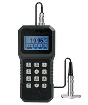Coating thickness gauge by BRK, featuring a black, handheld meter with a digital display and probe.
