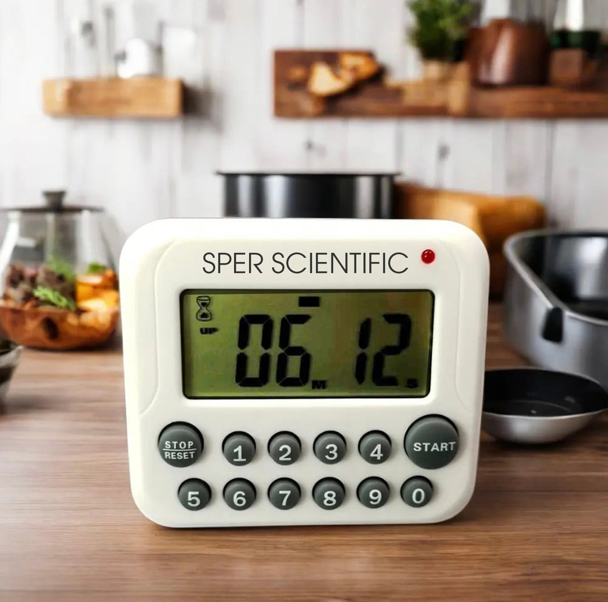 Digital Count Up/Down Timer with Audible & Visual Alarm  - Kitchen