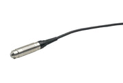 F400 probe for coating thickness gauge by BRK, with a silver, ridged metal tip and a black cable.
