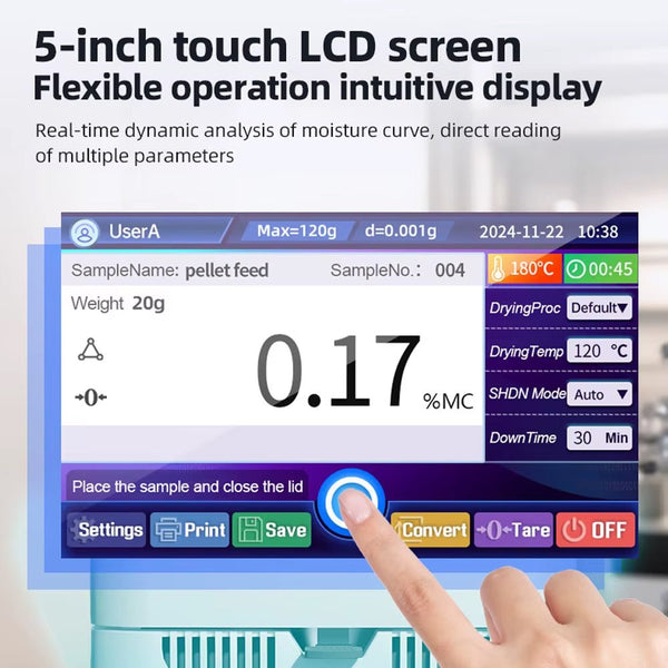 Halogen Moisture Analyzer