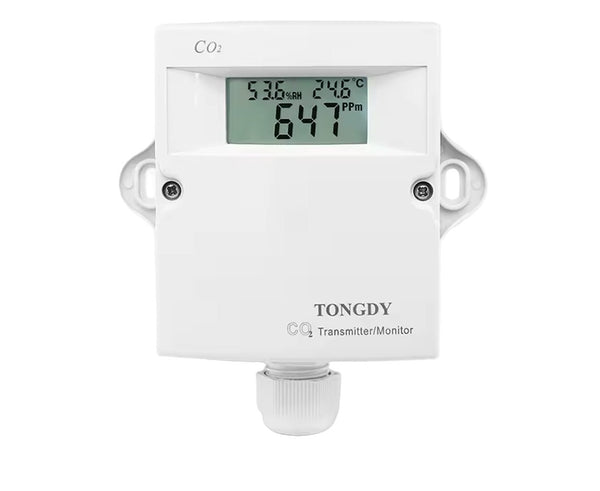 CO2 transmitter/monitor with digital display
