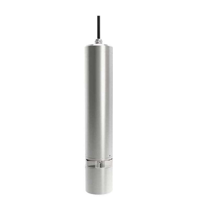 Silver online water quality sensor by Sper Scientific with a black cord at the top.
