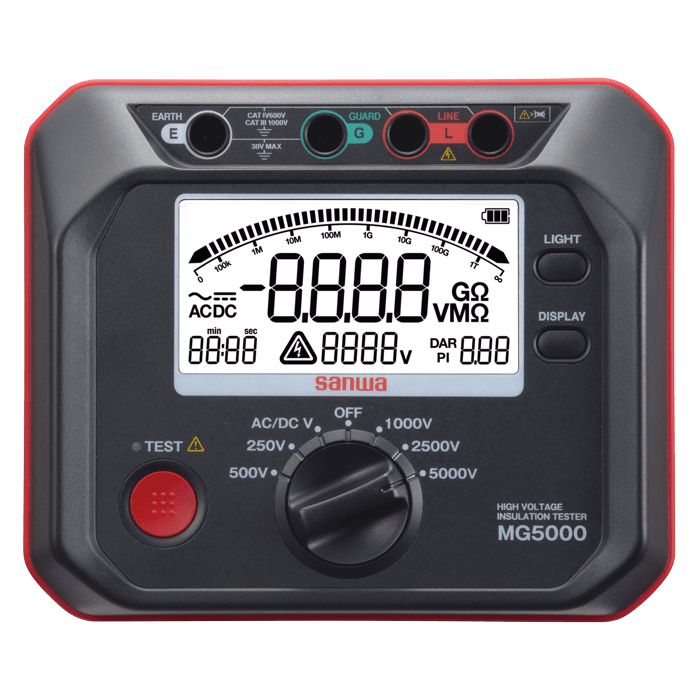 Sanwa MG5000 | High Voltage Digital Insulation Tester | Sanwa