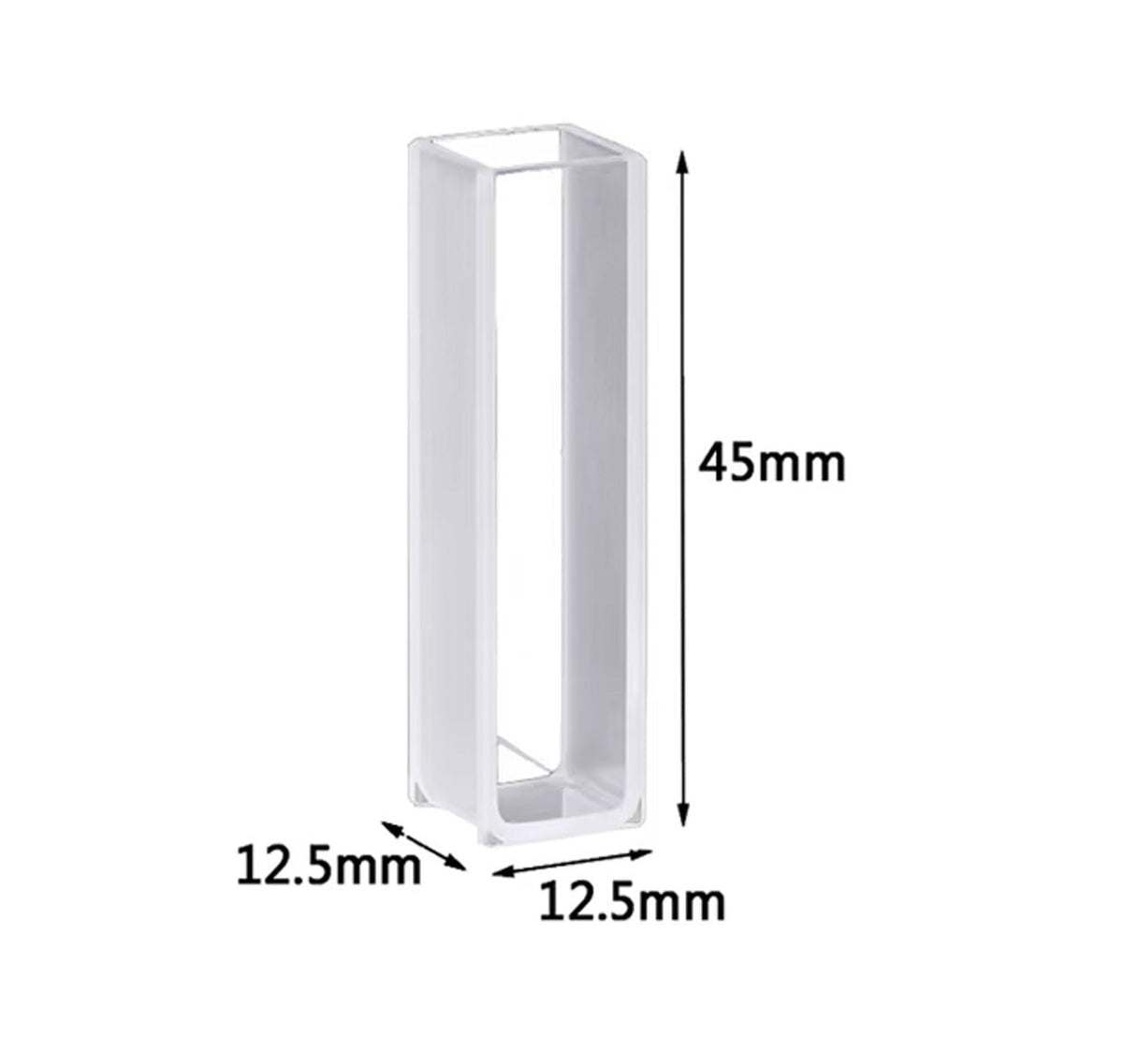 Micro Cuvettes with Lid dimensions