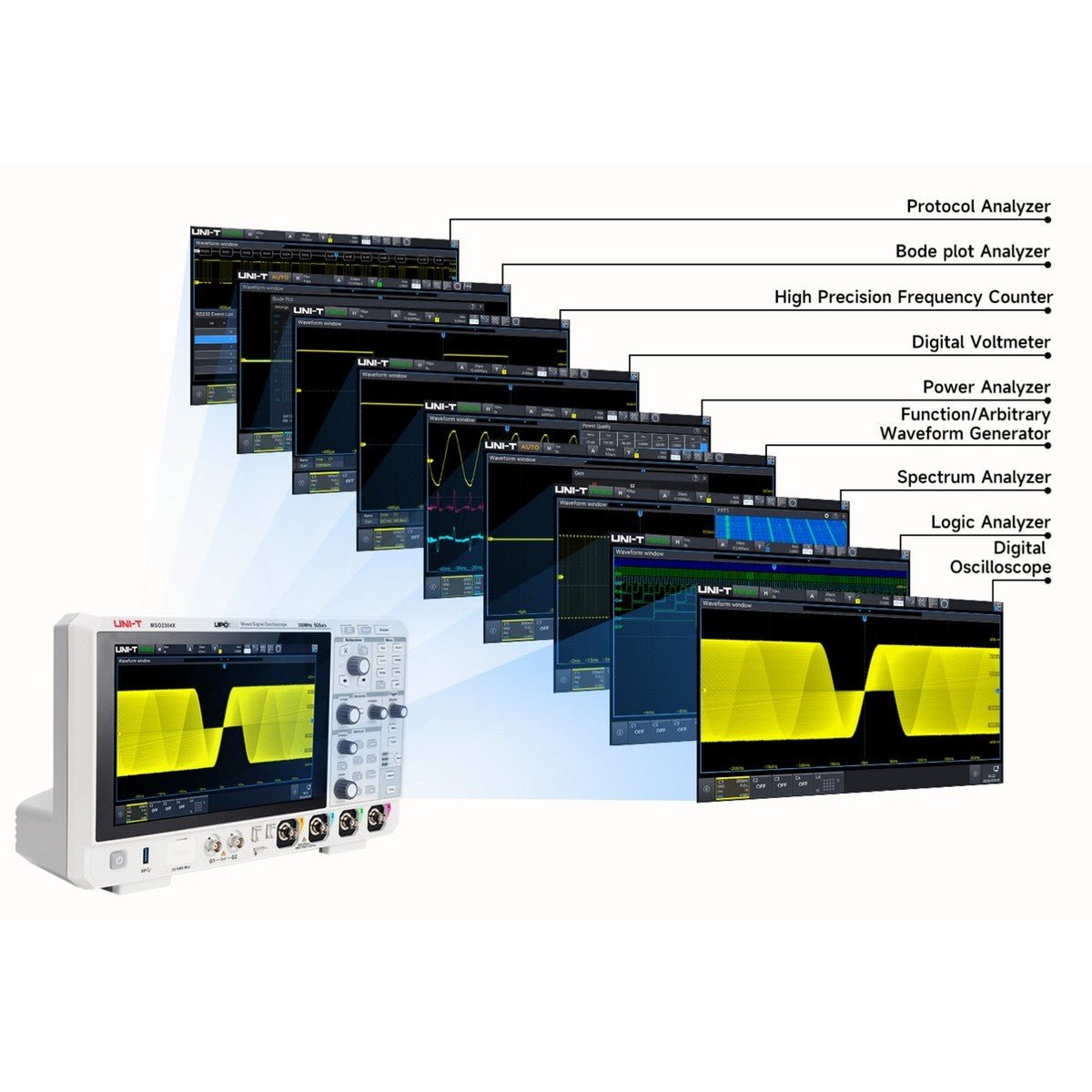 MSO2204X 200 MHz 4Ch Mixed Signal Oscilloscope — mso2204x-200-mhz-4ch-mixed-signal-oscilloscope — Digital Oscilloscopes — Uni-Trend US