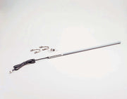 Gray omni antenna for long-range repeater by Davis Instruments with mounting hardware and black cable.