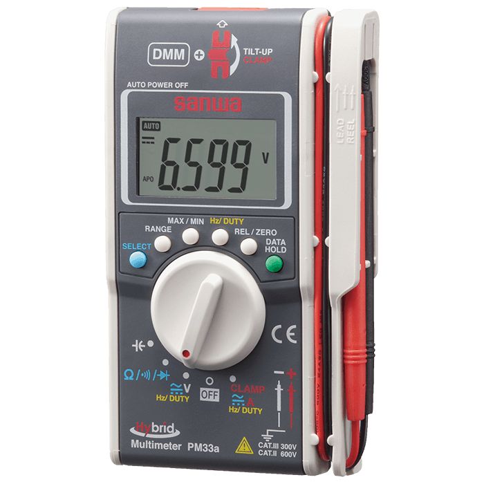 PM33a | Pocket Size Hybrid Digital Multimeter + Clamp Meter - Sanwa-America.com