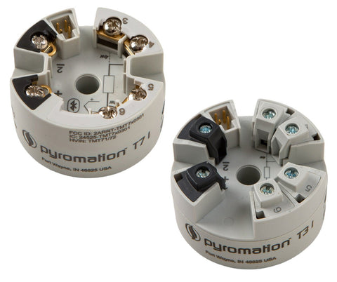 Thermocouple temperature transmitter heads