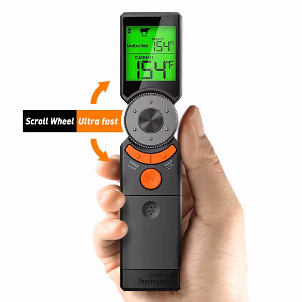 Smart Scrolling Meat Thermometer with Instant Read