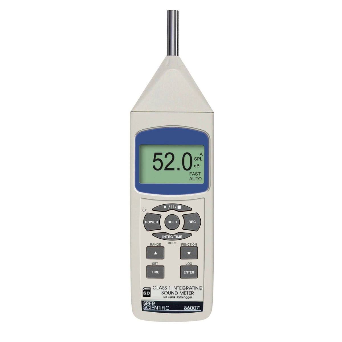 Sound Meter - Type 1 Datalogger with SD Card Sper Scientific