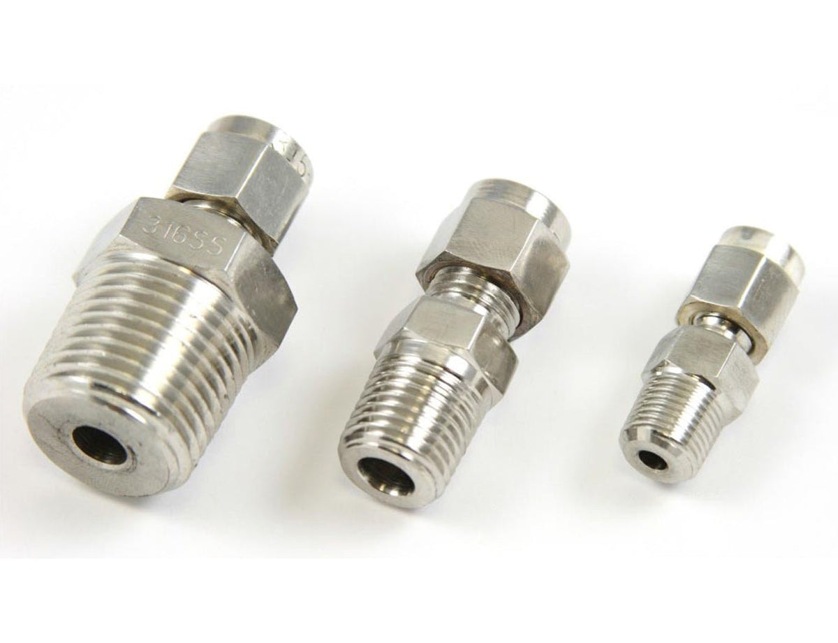 Thermocouple compression fittings
