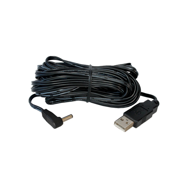 USB Power Cord - 25' (7.5 m) or 6.5' (2 m) - SKU 6628, 6627