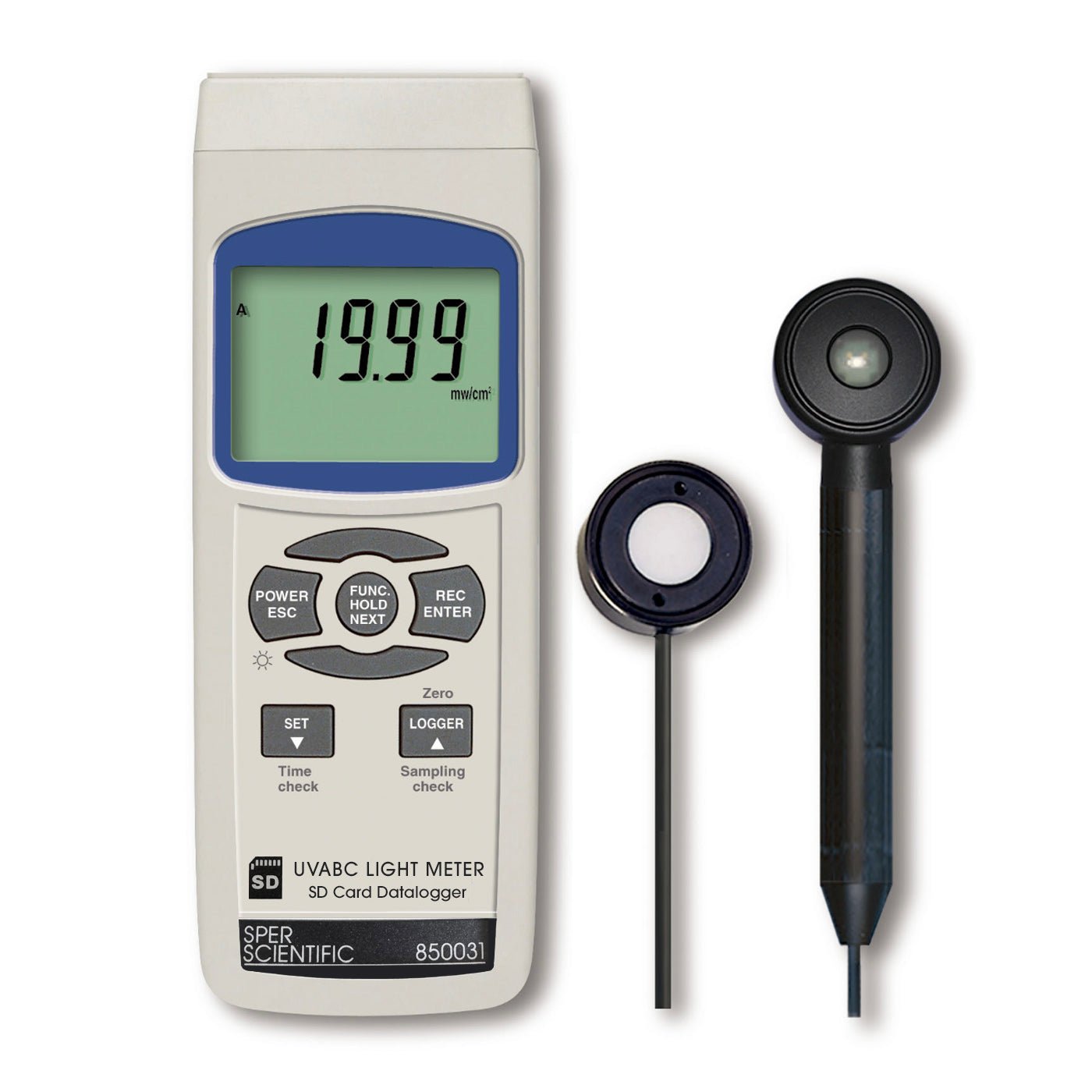 UV Light Meter UVA/UVB/UVC - Sper Scientific