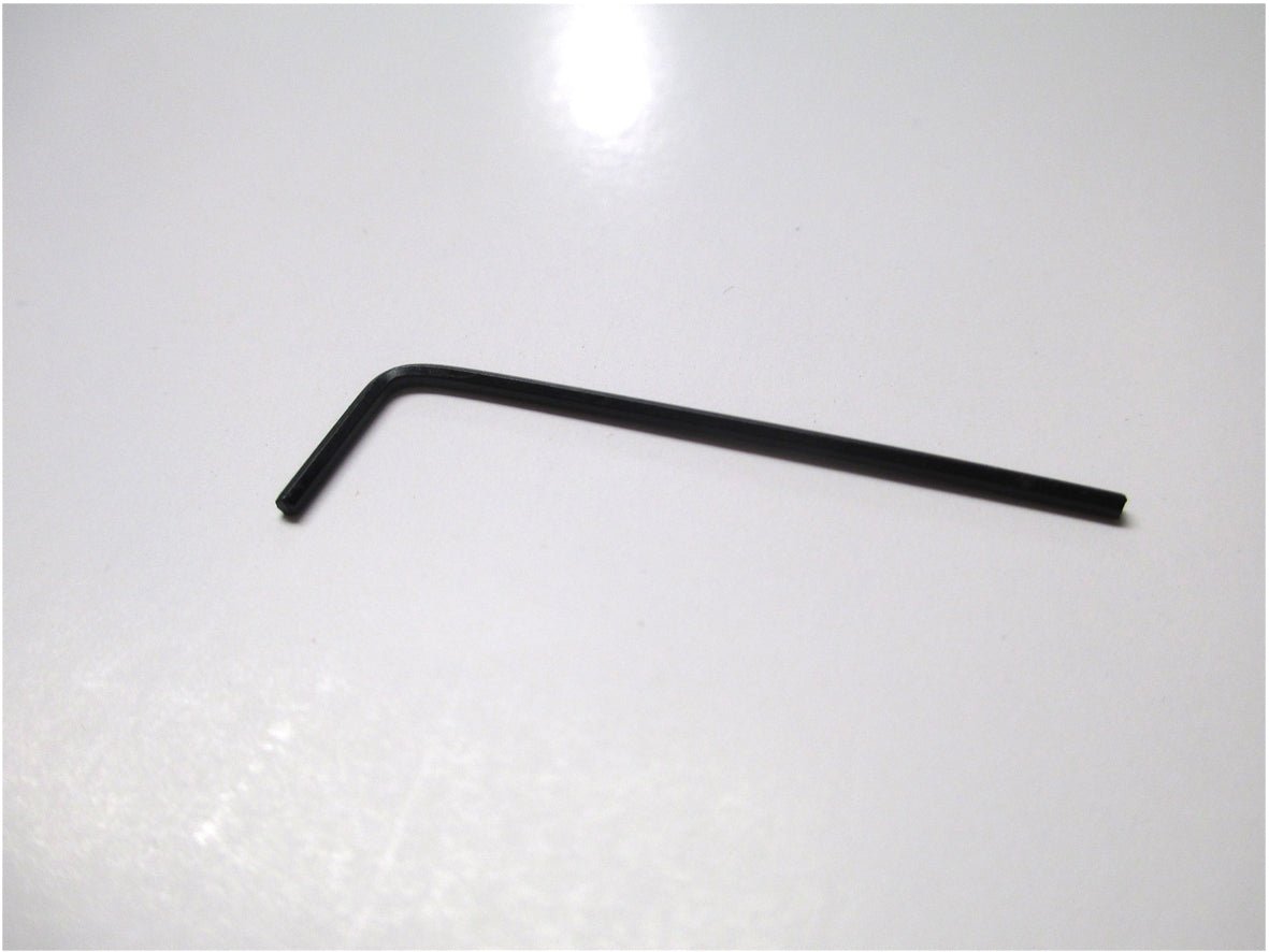 Black Allen wrench by Davis Instruments, resting on a white surface.
