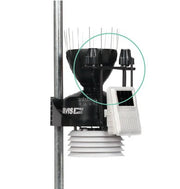 Accessory upgrade kit by Davis Instruments with a solar panel and weather instrument attachment.