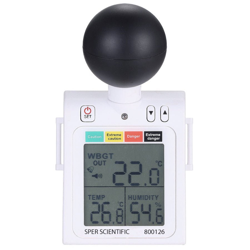 Wearable WBGT Heat Stress Meter with Tripod Mount – Sper Scientific Direct