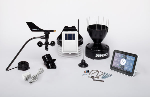 Wireless Vantage Pro2 Weather Station with Standard Radiation Shield and WeatherLink Console - SKU 6252, 6252M